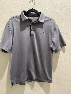 Under Armour Men’s Light Grey Performance Polo